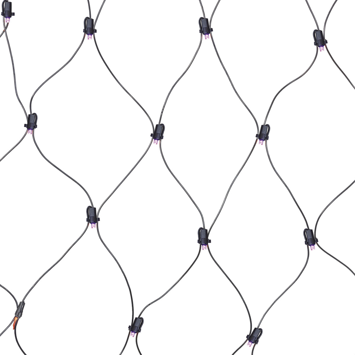 Indoor/Outdoor 50-Count LED Net Lights, Multicolor, 4' x 4', Halloween by Way To Celebrate