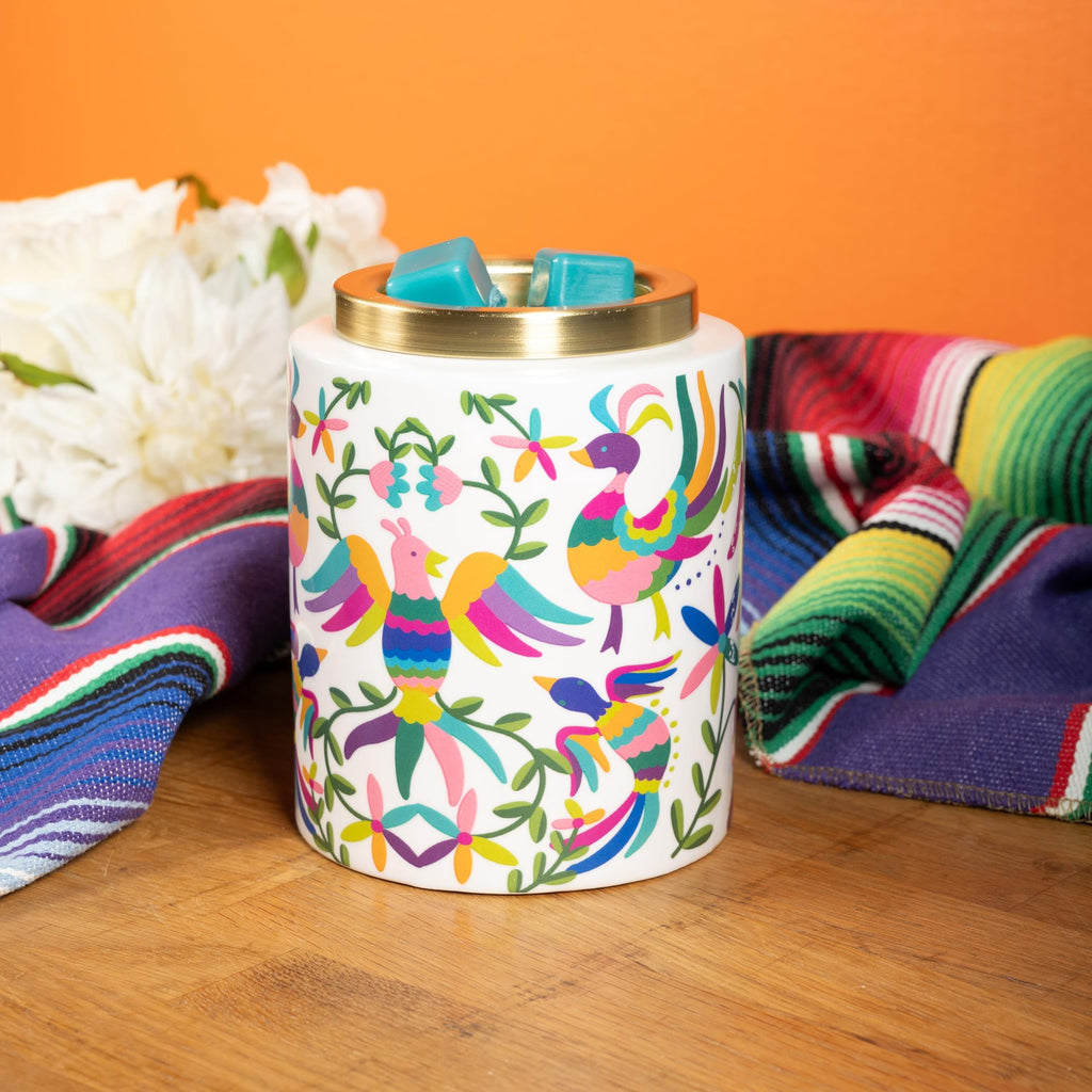 Scentsationals Wax Melt Warmer, Wax Warmer for Scented Wax Melts - Day of The Dead Collection Vistoso - Candle Wax Melter for Fragrance Cubes and Tarts