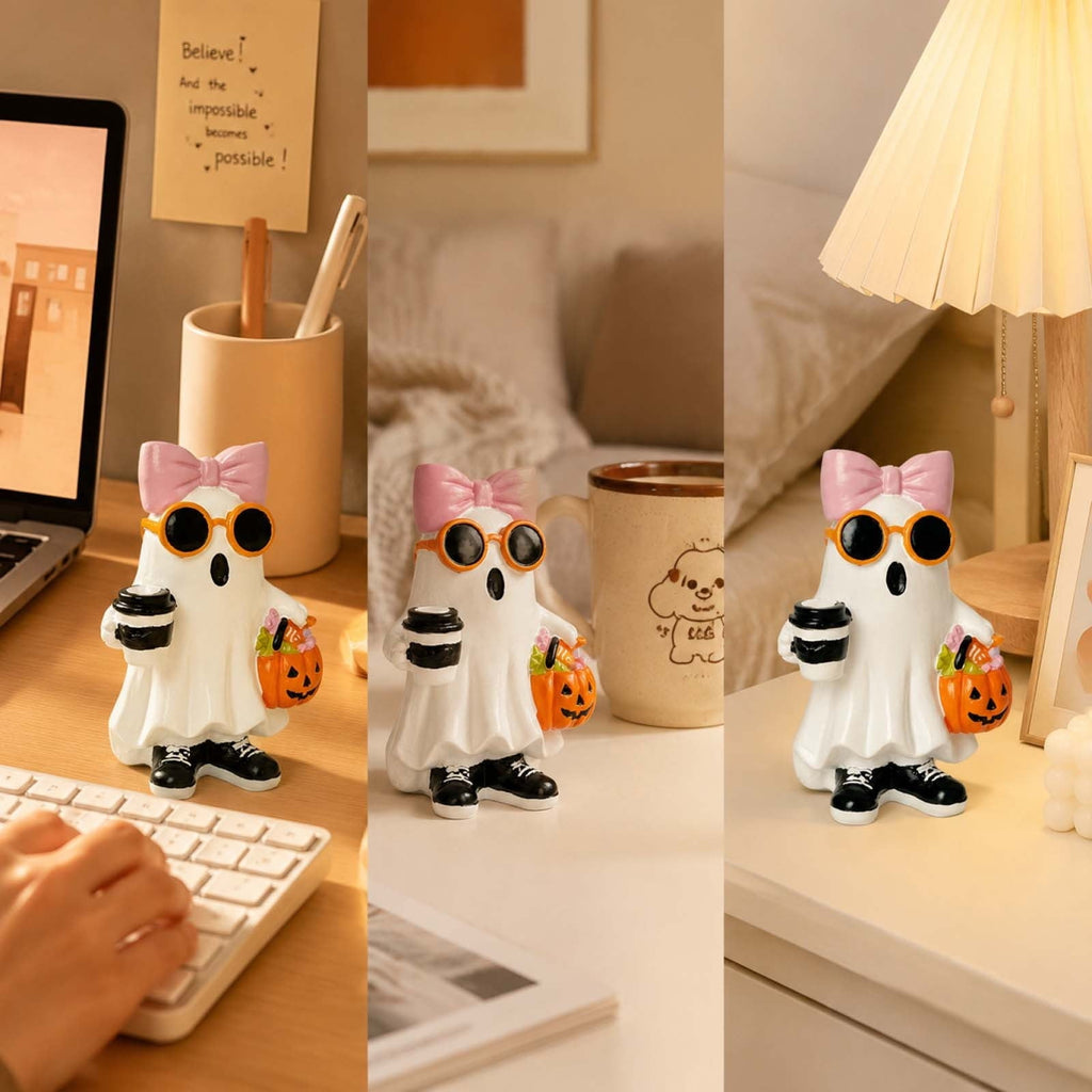 XGFHYJEH Halloween Decorations LED Candle Lights, 3pc Pumpkin Lantern, Halloween Indoor Decor, Halloween Table Decoration Ornament for Home Room Party