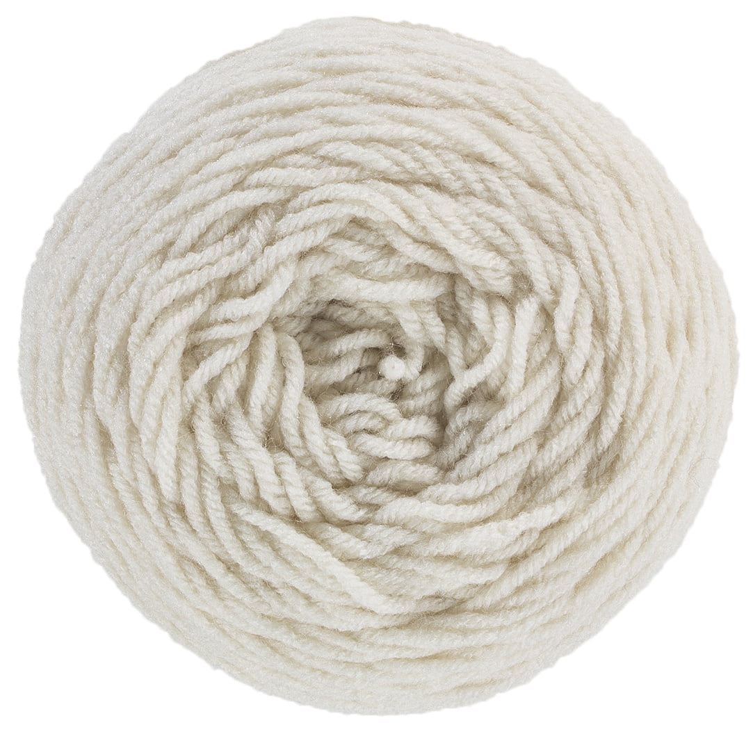 Red Heart® Super Saver® Jumbo #4 Medium Acrylic Yarn, White 14oz/396g, 744 Yards