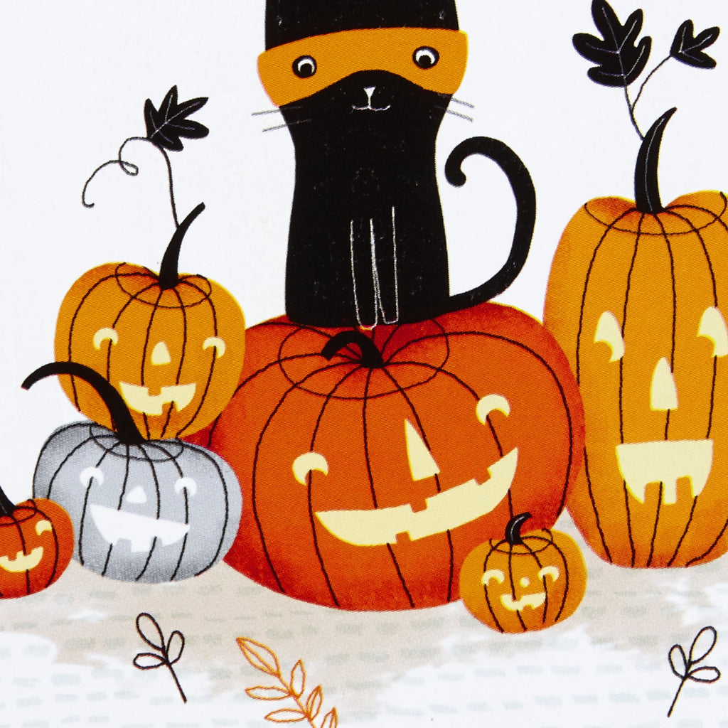 Hallmark Assorted Halloween Cards (Nostalgic Critters), 8 Count