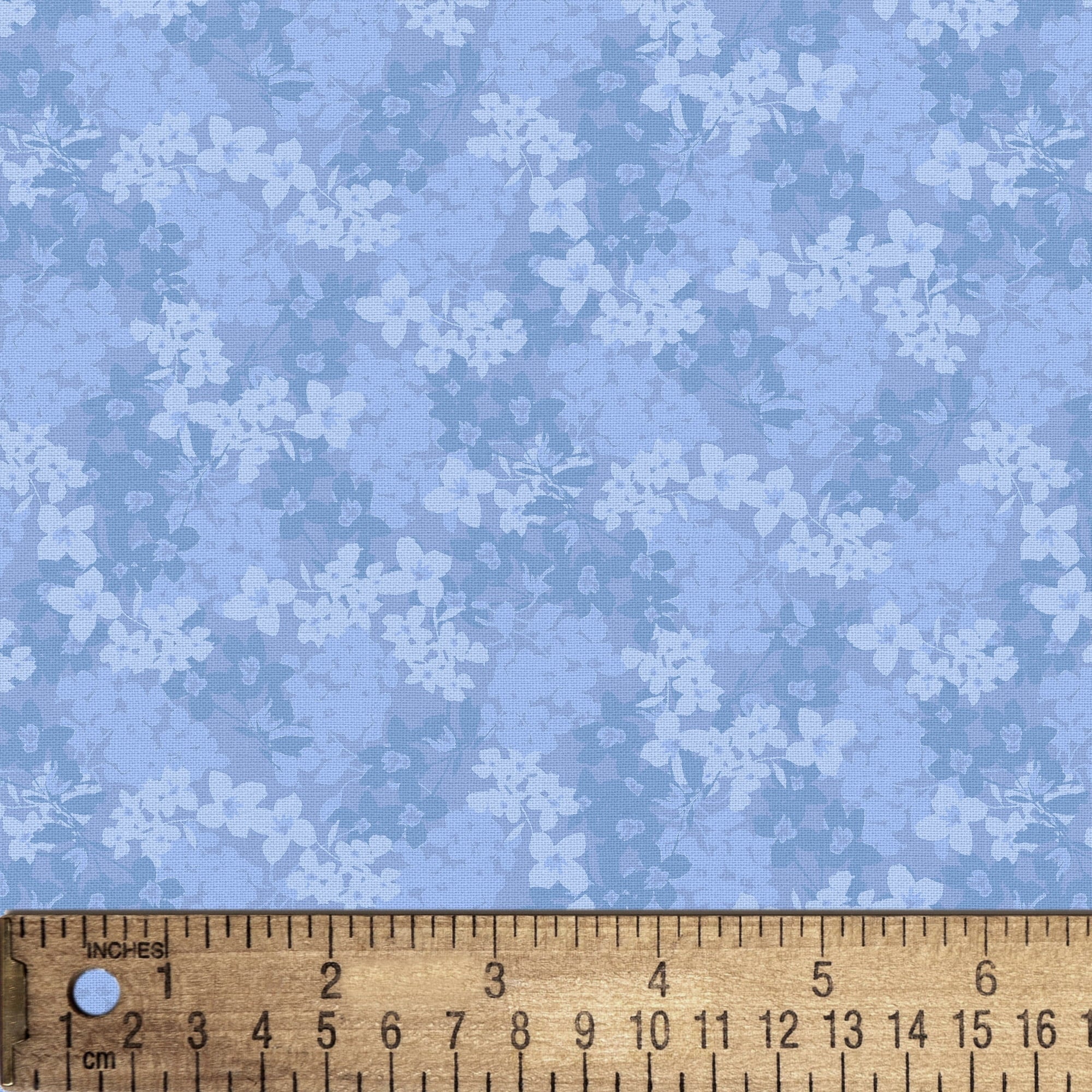 Waverly Inspirations 1 Yard 100% Cotton Eva's Blooms, Marina, 44" Wide for Quilting & Sewing