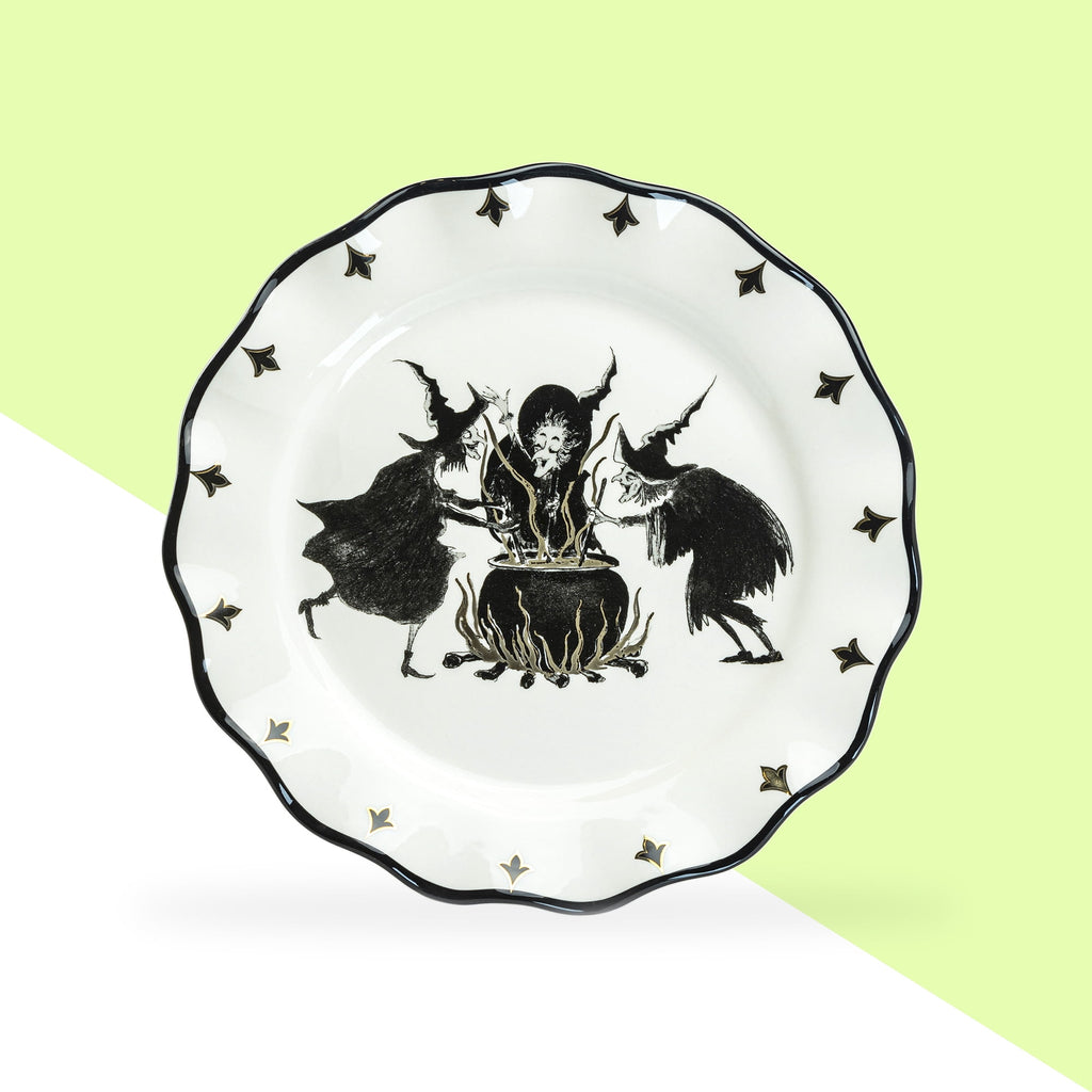 Potter's Studio Halloween 10.5in Witches Brew Serving Platter Dinner Plate