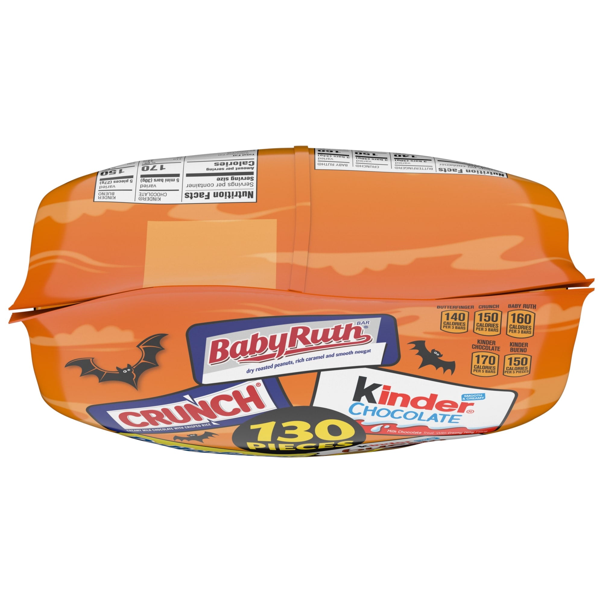 (3 pack) Butterfinger, CRUNCH, Baby Ruth & More Halloween Candy Chocolate-y, 36.9 oz