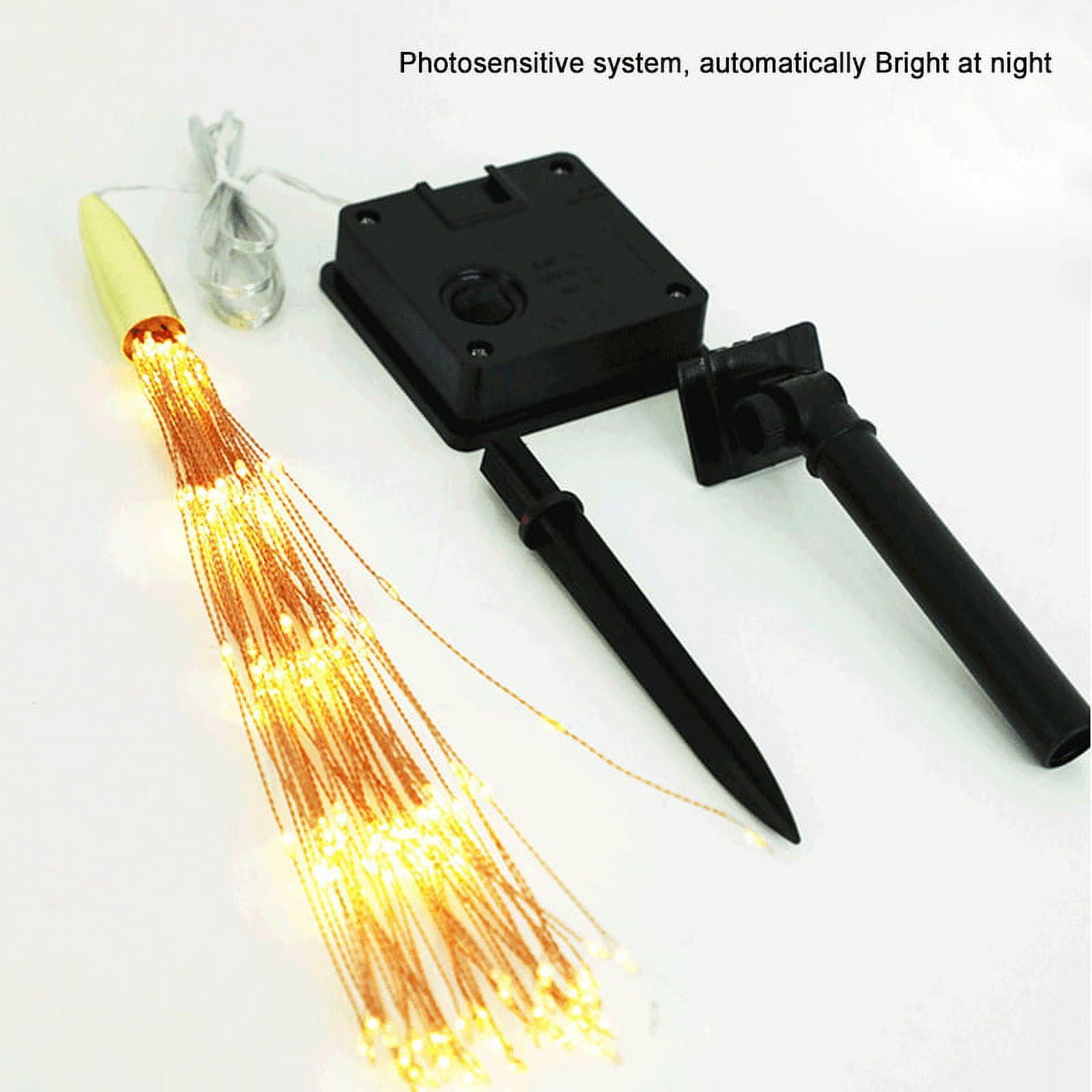 Solar Christmas String Lights,Firework Lights Solar Power LED String Copper Wire Fairy Lights Xmas Party Decor Lamp,Suit for Christmas, Thanksgiving Party Decoration,Christmas Lights for House