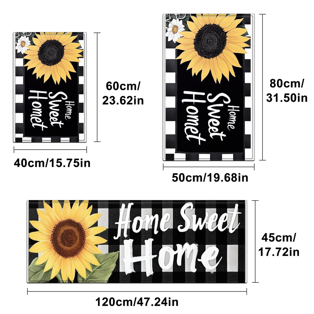 YIMEIS Halloween decoration Kitchen rugs Washable flannel Printed Area Rug and Mats DoorMats, bath mat,Autumn and Winter Festival Decoration-Halloween Undead 15.7'' x 23.6''