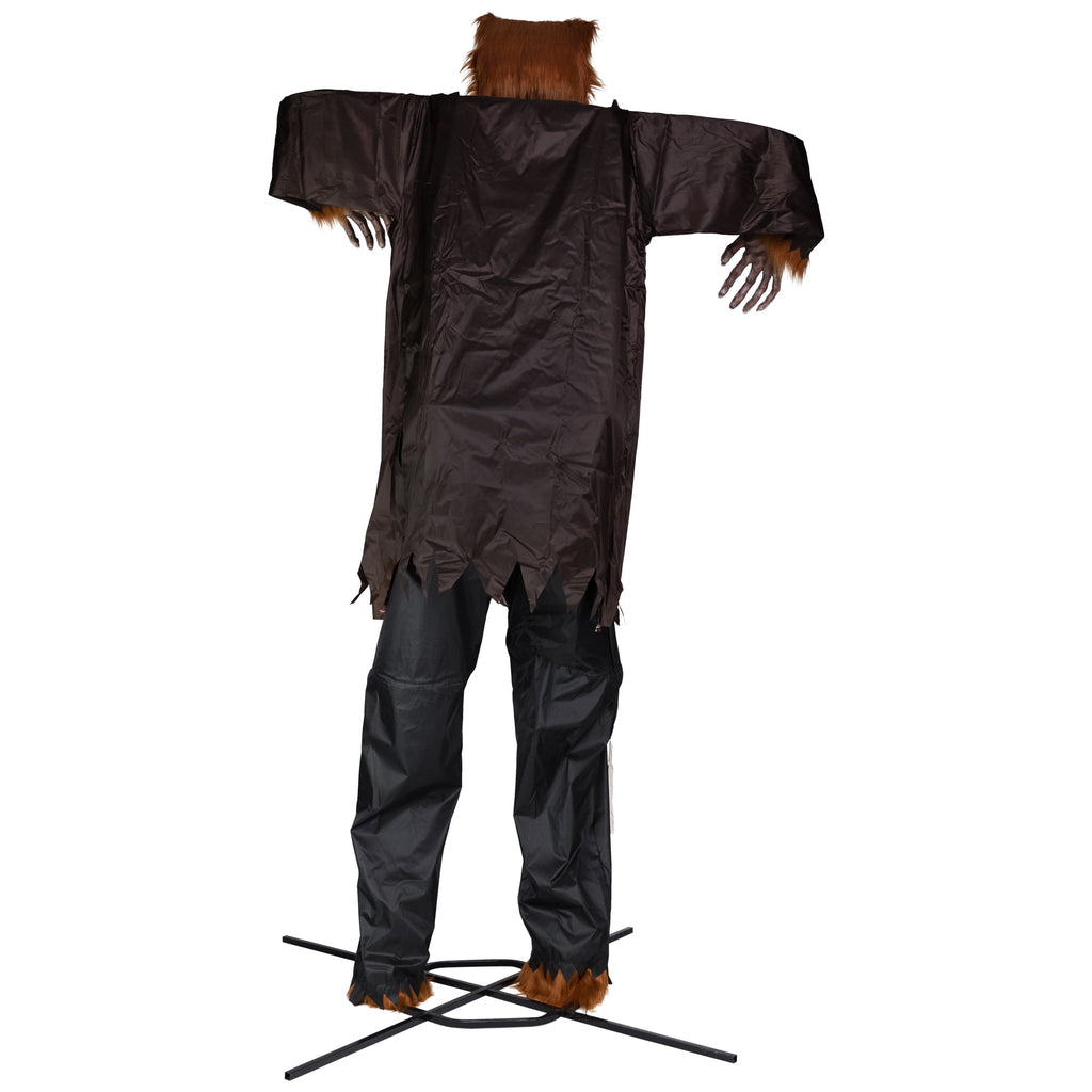 Northlight Huge Lighted and Animated Talking Werewolf Commercial Outdoor Halloween Decoration - 12'