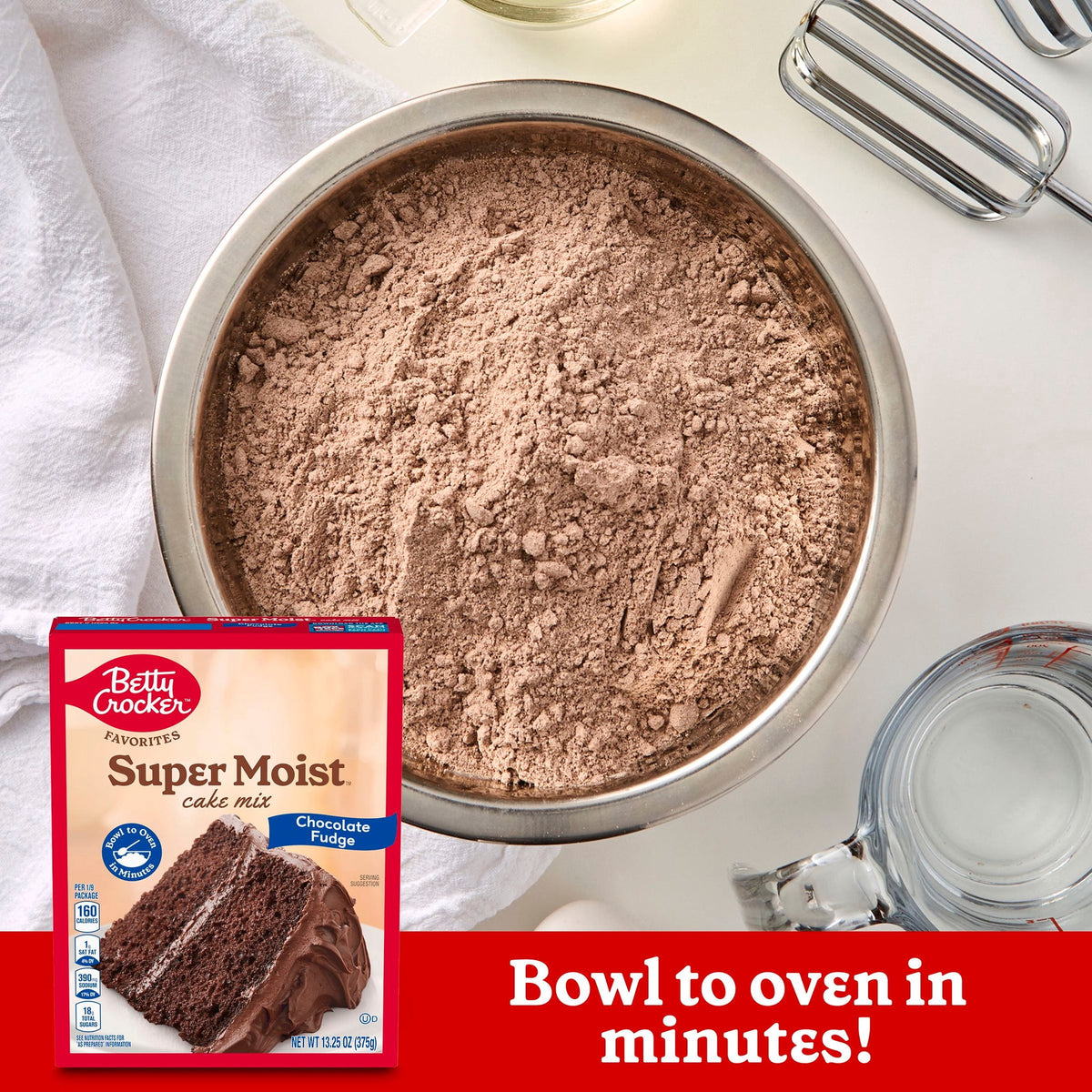 Betty Crocker Favorites Super Moist, Chocolate Fudge, Cake Mix, 13.25 oz