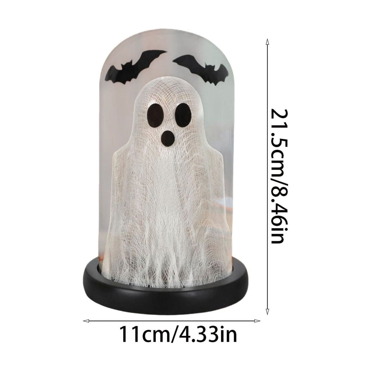 Ghost Night Light Halloween Decorations Bedside Night Light with Tap Control, Dimmable Nursery Decor Lamp, Fun Ghost Gift for K*ids, Halloween Room Decor, Ghost Lamp