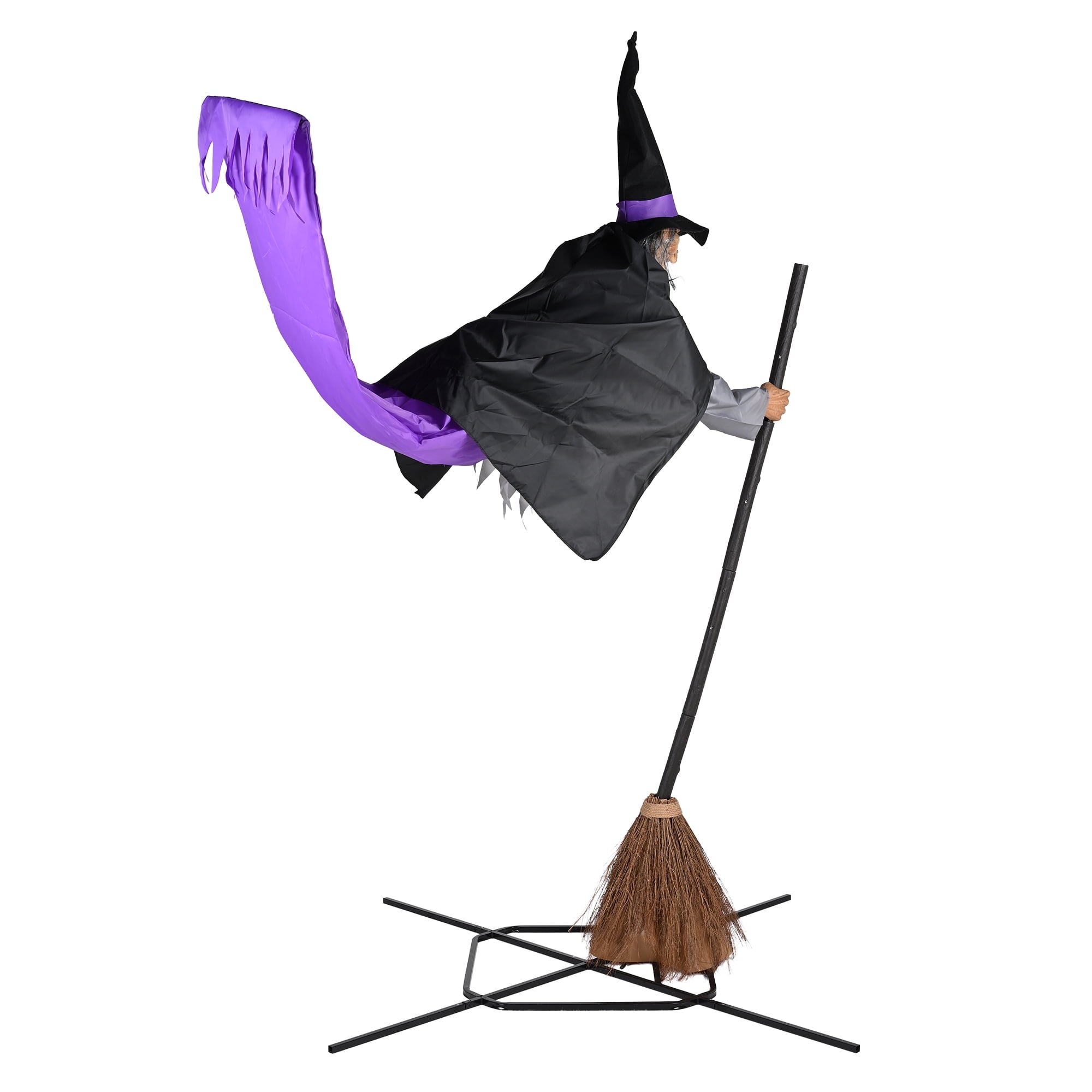 Yescom 9ft Flying Witch with Vulture & Owl Skeleton Halloween Outdoor Décor 2026