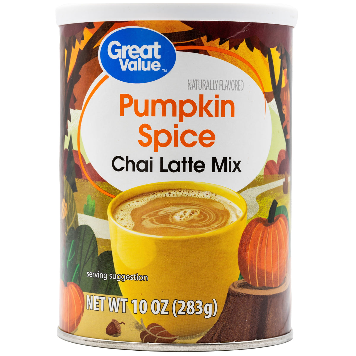 Great Value Pumpkin Spice Chai Latte Mix 10oz