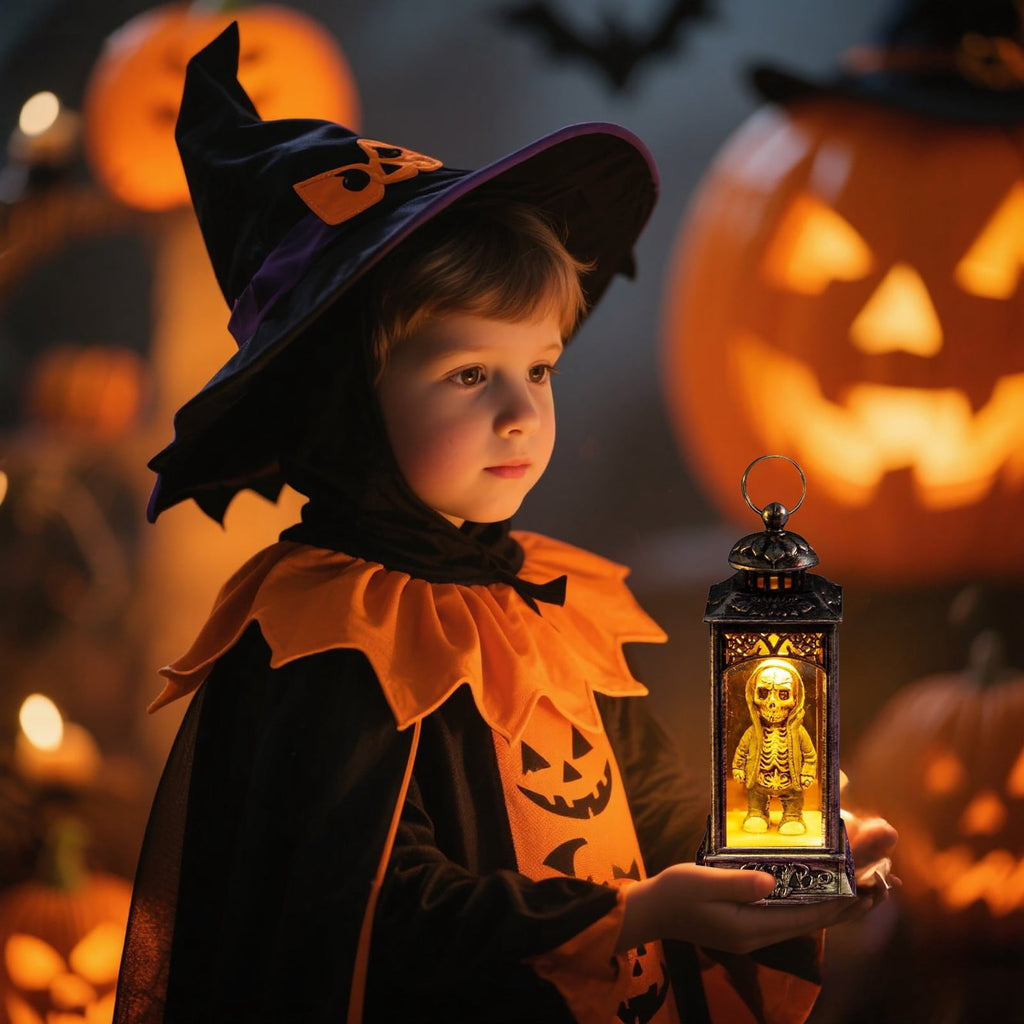Halloween LED Skeleton Battery Operated Flameless Candle Light For Party Bar & Room Decorations