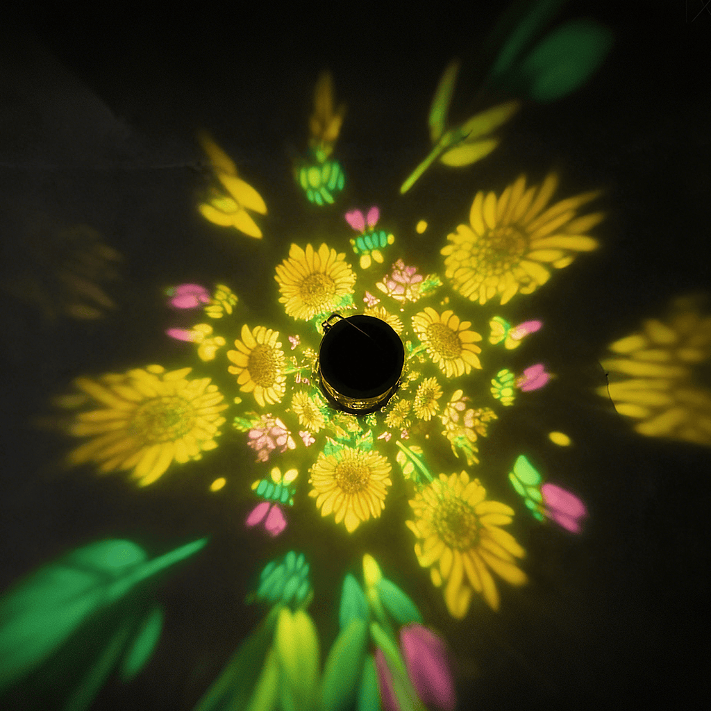 Colorful Solar Lanterns IP65 Outdoor Waterproof, Mother's Day Gifts for Women Mom Grandma - LED Colorful Sunflower Solar Lights Metal Hanging Lantern for Patio Yard Porch