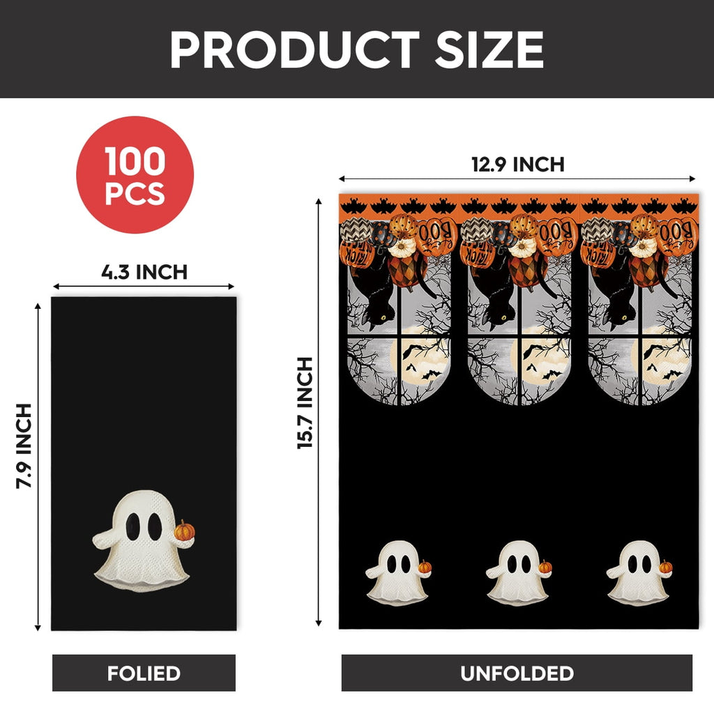Sm:)e Ghoost Halloween Paper Napkins 100PCS