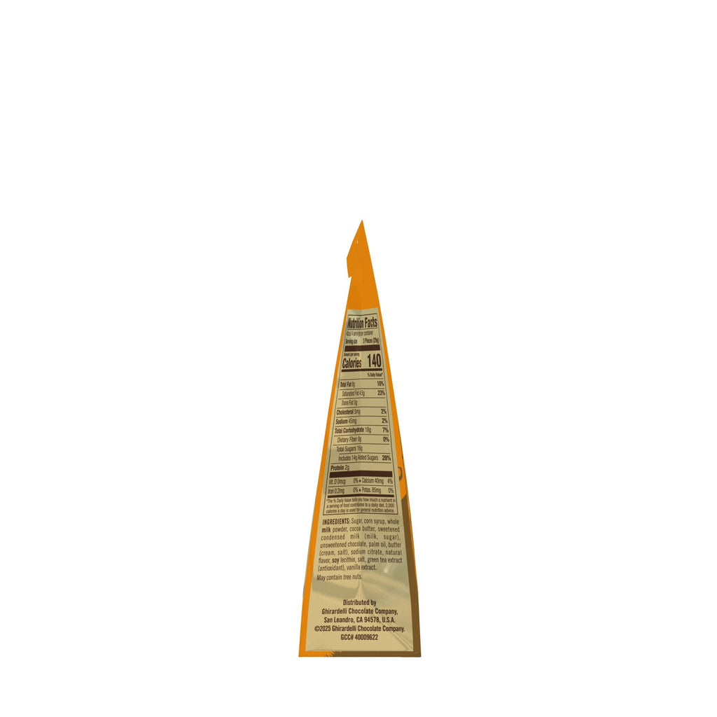 GHIRARDELLI Milk Chocolate Caramel Jack O' Lanterns, 4.1 oz Bag