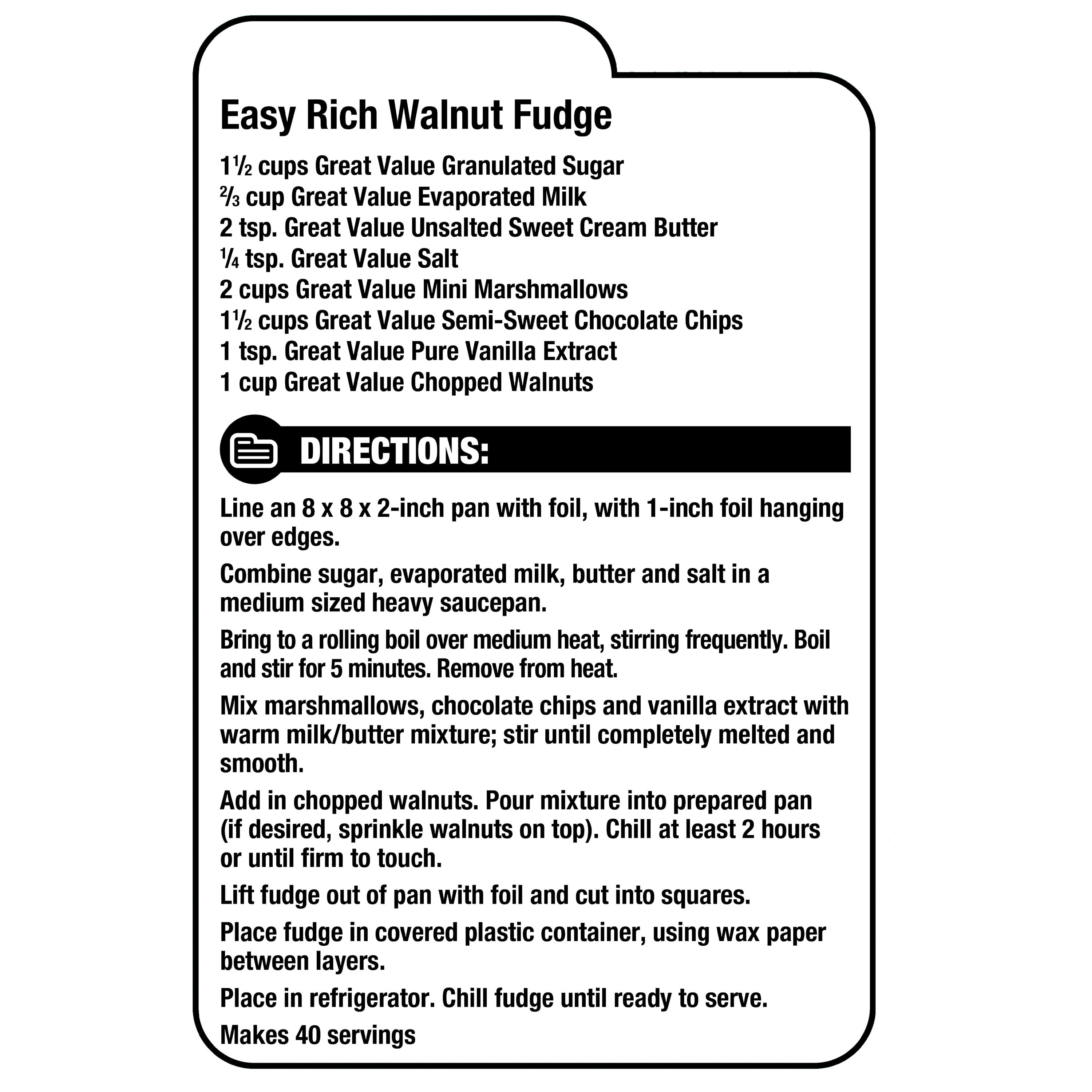 Great Value Chopped Walnuts, 8 oz