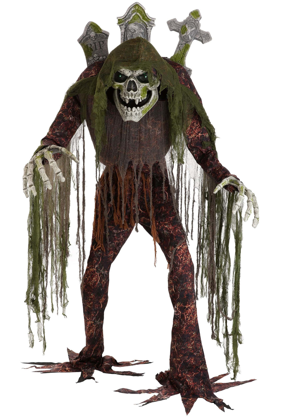 Tony Tombstone the Graveyard Caretaker Animated Decoration