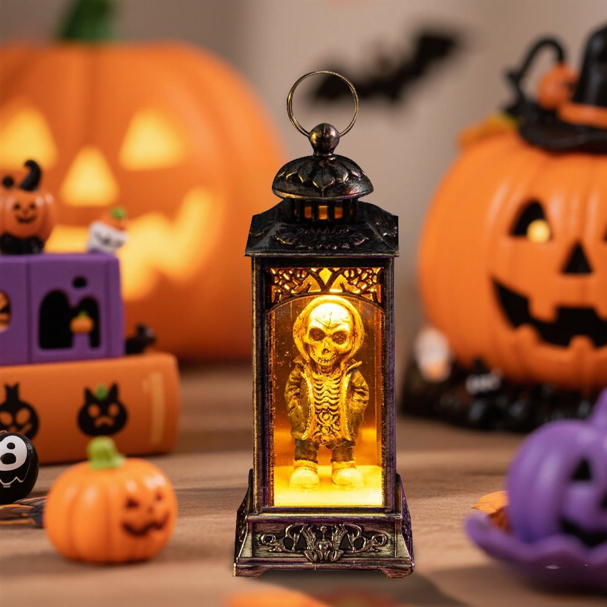 Halloween LED Skeleton Battery Operated Flameless Candle Light For Party Bar & Room Decorations