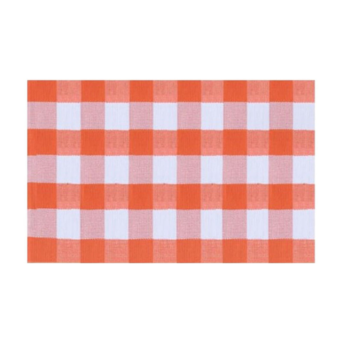 Zhourta Halloween Fall Plaid Outdoor Rug Orange Plaid Outdoor Rug Cotton Hand Woven Check Rug Layered Doormats for Front Door Front Porch Farmhouses Entryway Patio 15.7x23.6 Inch