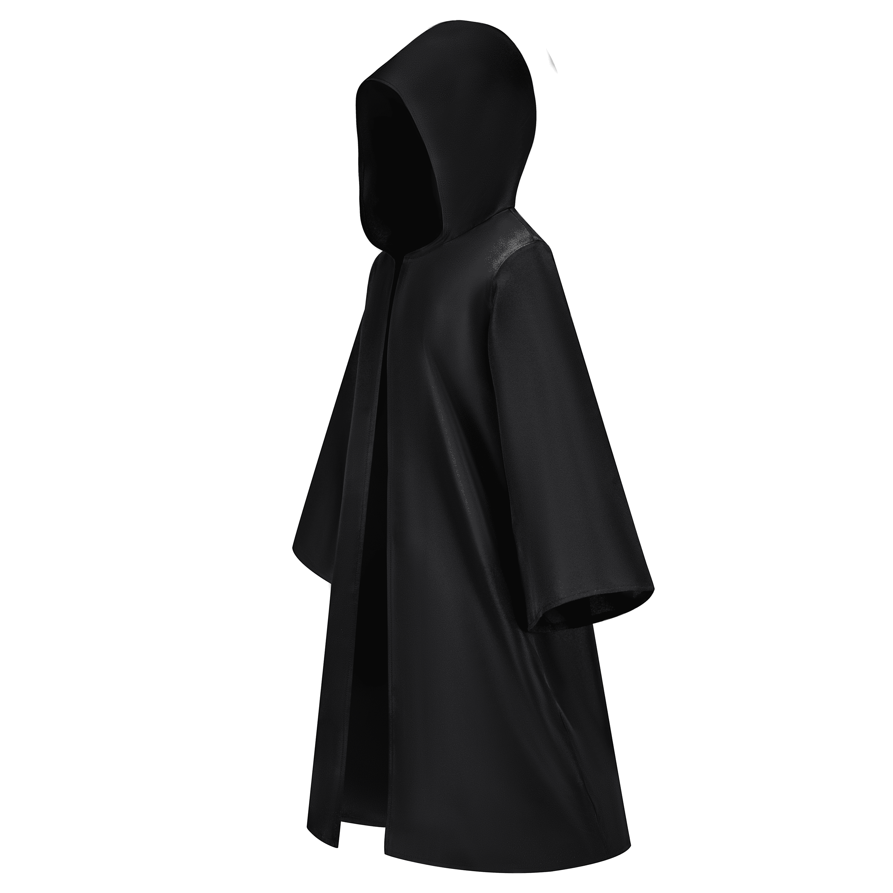 Joyfy Boys Renaissance Costumes, Kids Knight Costume, Black Cloak Tunic Hooded Robe Halloween Costume for Child Halloween Party Cosplay