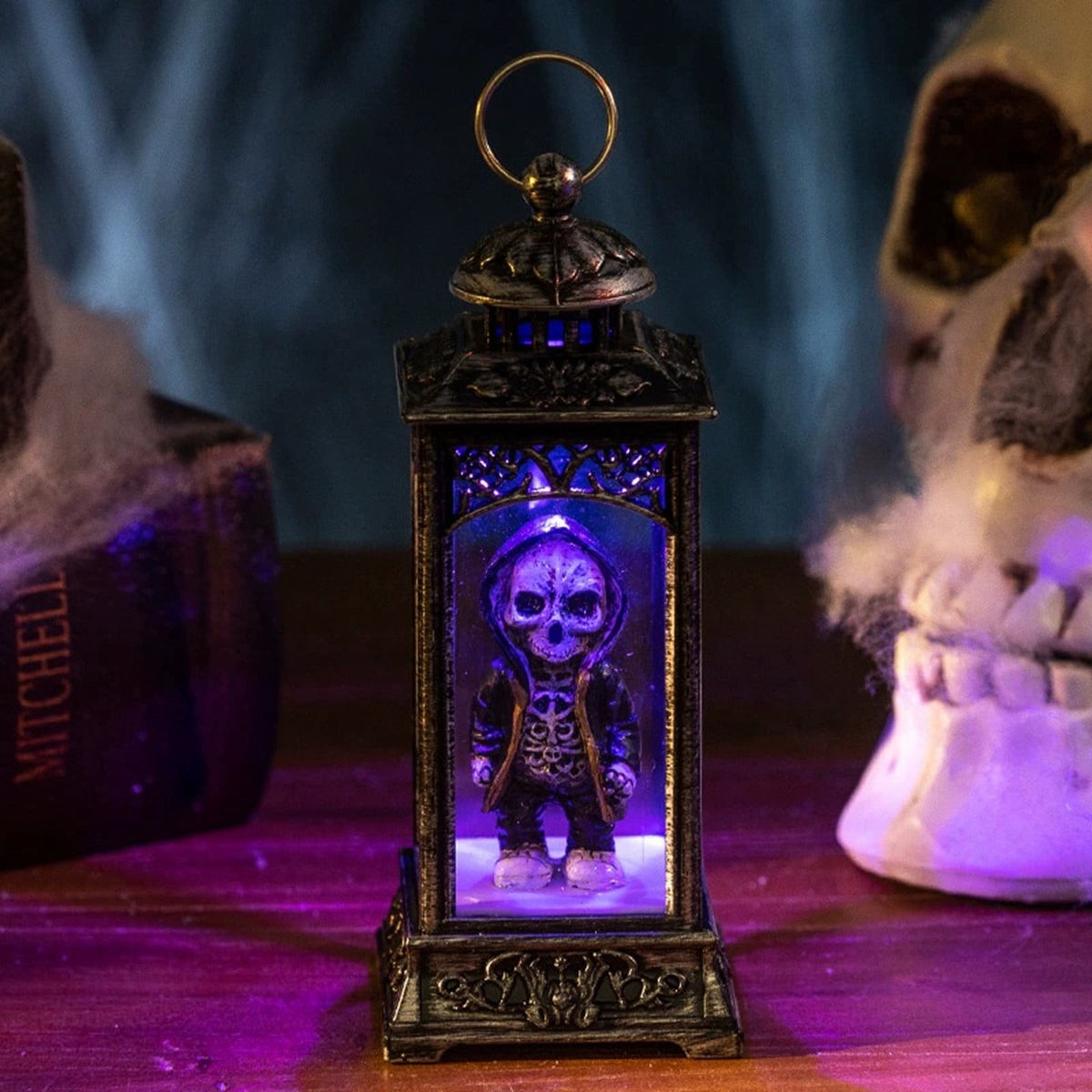 Halloween LED Skeleton Battery Operated Flameless Candle Light For Party Bar & Room Decorations