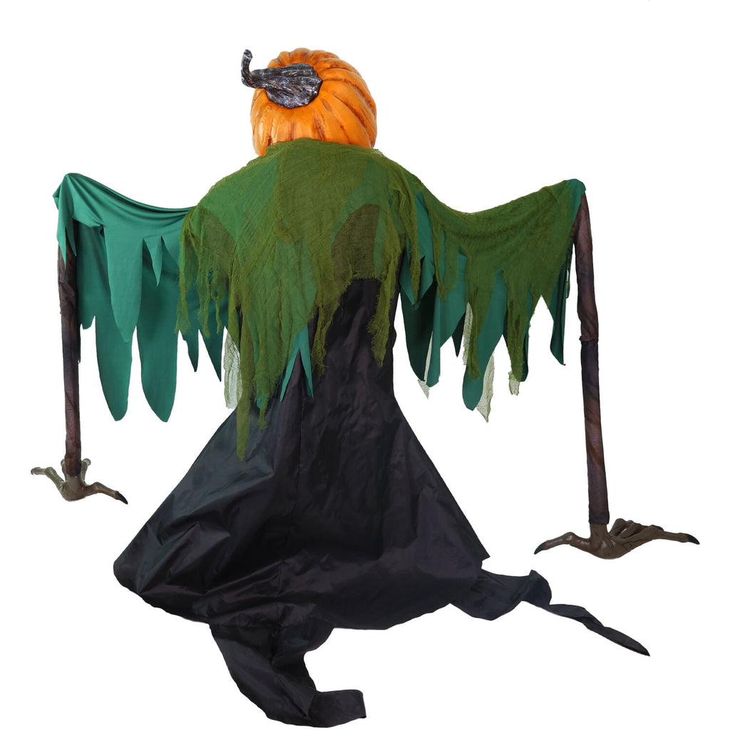 Haunted Hill Farm 4.7 ft Touch-Activated Animated Witch Cauldron Halloween Accessory, HHCAULDRON-1FLSA
