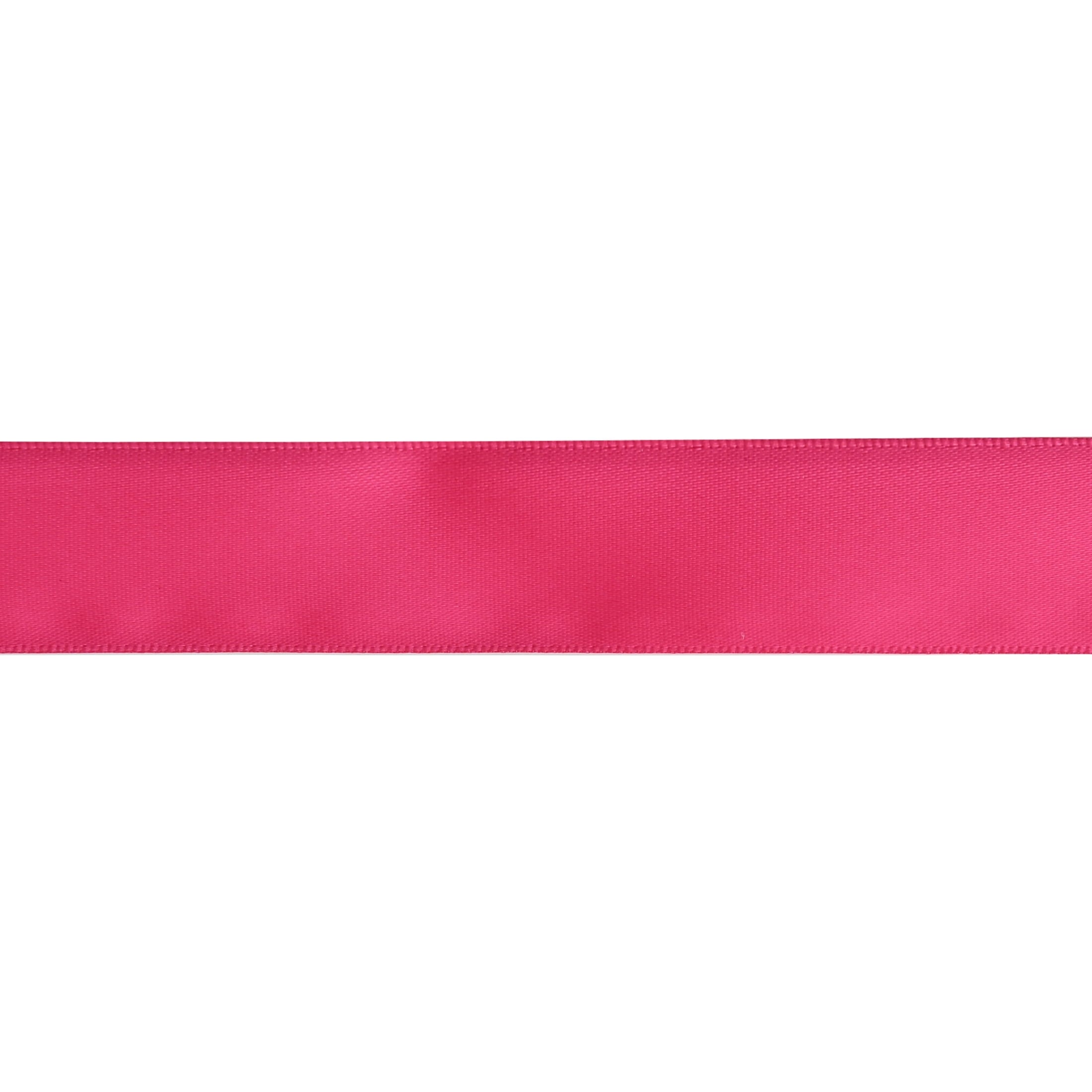 Gwen Studios 7/8" Hot Pink Satin Ribbon, 7 Yards