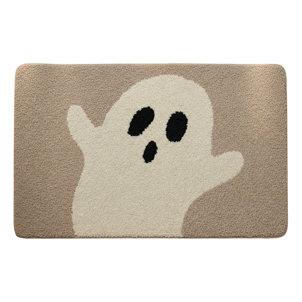 WWC Halloween Door Mat, 32x20 inch Halloween Decor Thick Non Slip Ghost doormat, Entryway Rug for Fall Party Indoor Outdoor Front Porch