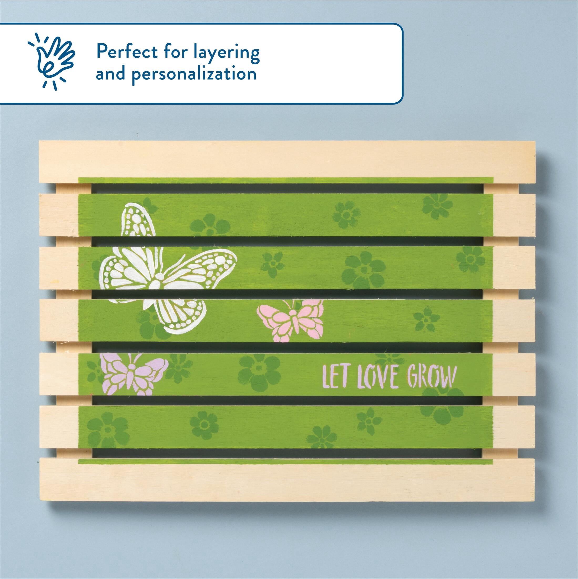 Hello Hobby Fence Pallet Plaque, 9.5" x 13"