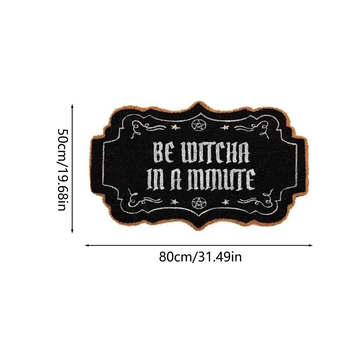 Halloween Ghost Door Mat, Cute Welcome Mat for Front Door Porch Entryway Haunted Outdoor Decor Spooky Decorative Entrance Doormat Non Slip Halloween Rug, 16" x 24"
