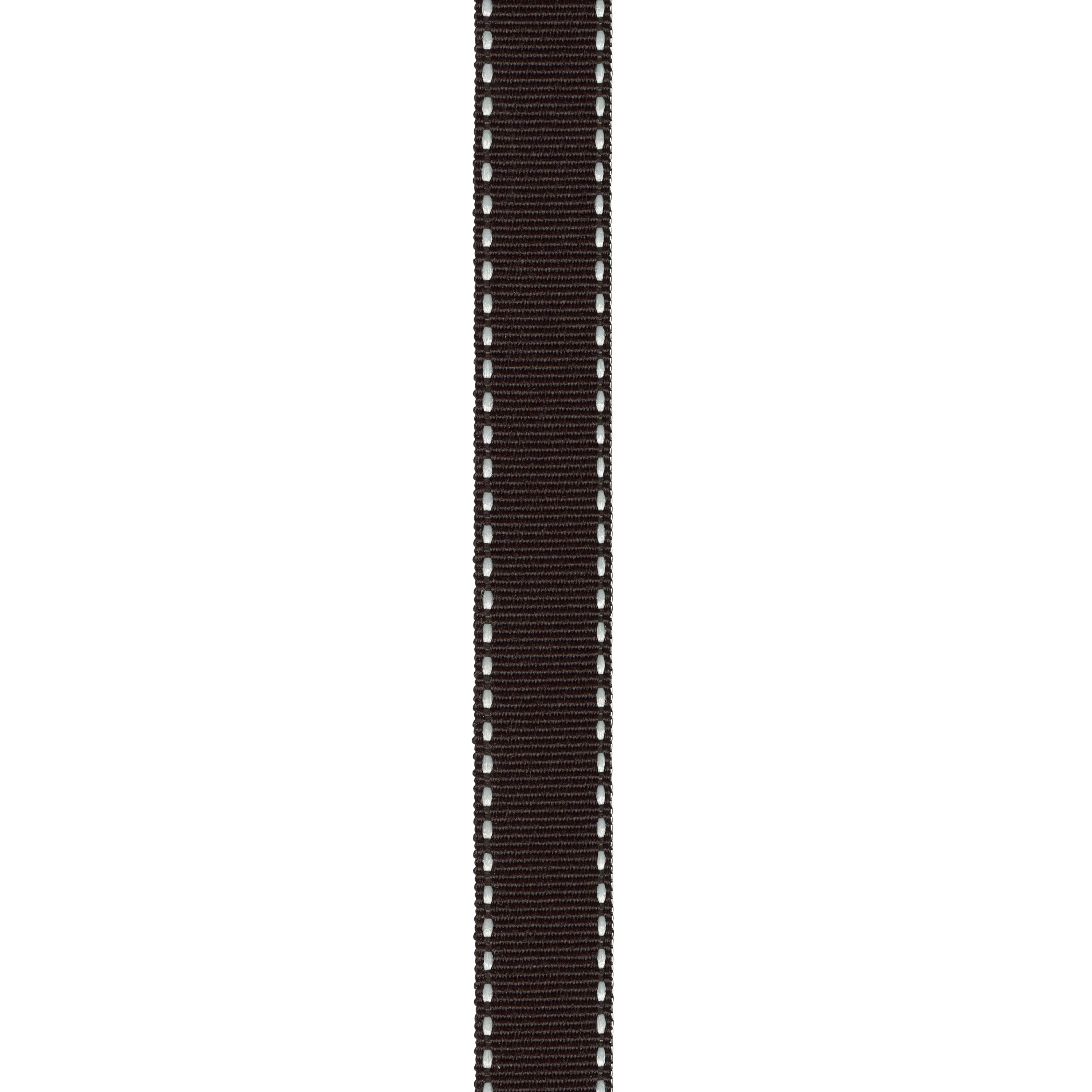 (3 pack) Offray Ribbon, Black and White 5/8 inch Grosgrain Polyester Ribbon, 9 feet