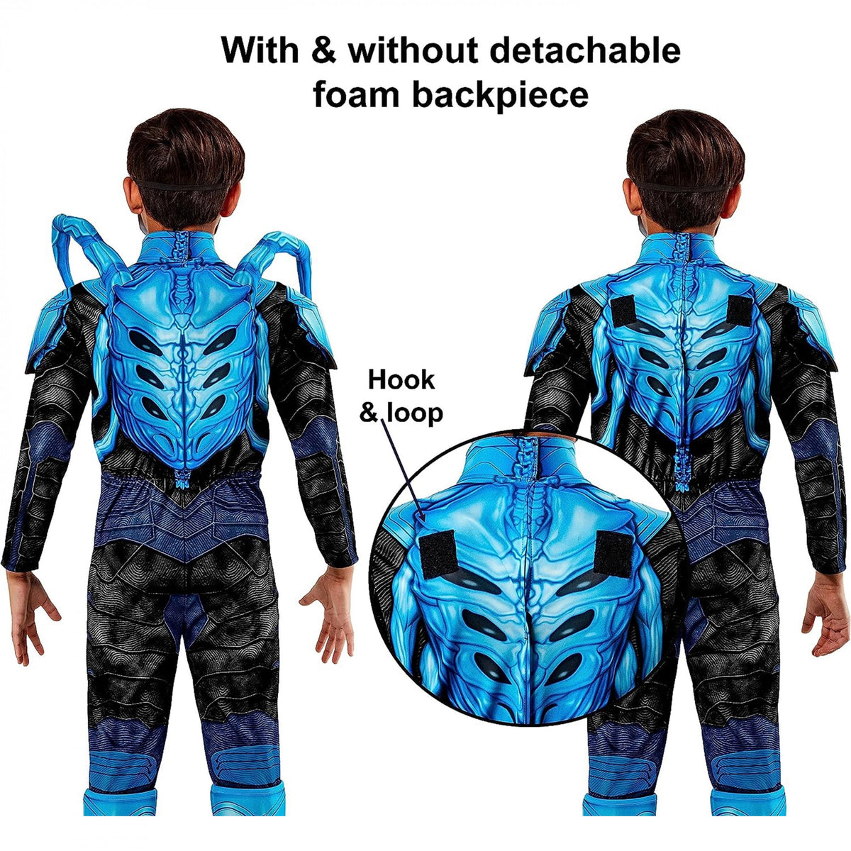 Ruby Slipper Sales Co., LLC (Rubies) DC Comics Blue Beetle Deluxe Child Costume | Medium Unisex