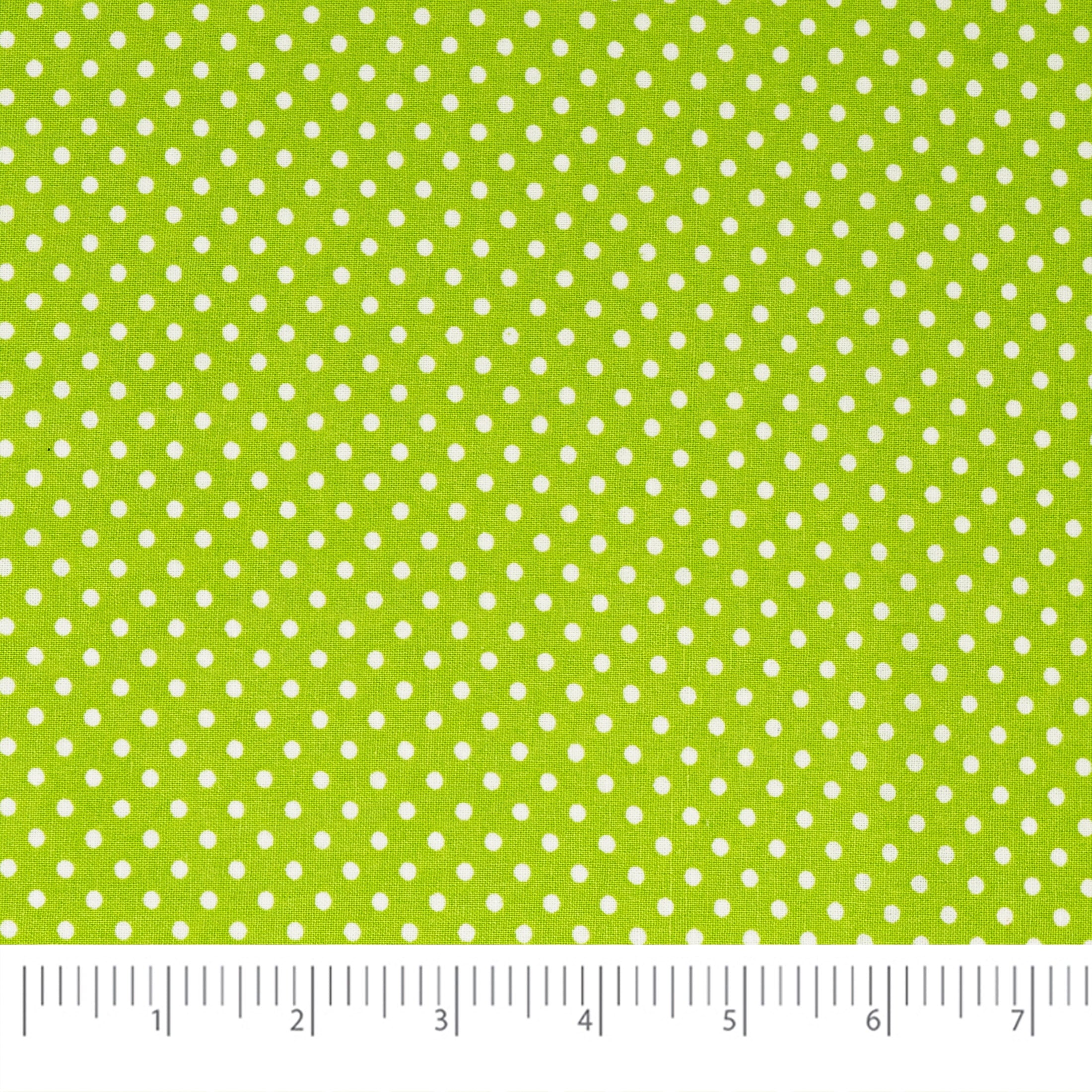 Waverly Inspirations Sewing & Craft Fabric, 1 Yard Cut, 100% Cotton, Dot Grass, 44 in Wide