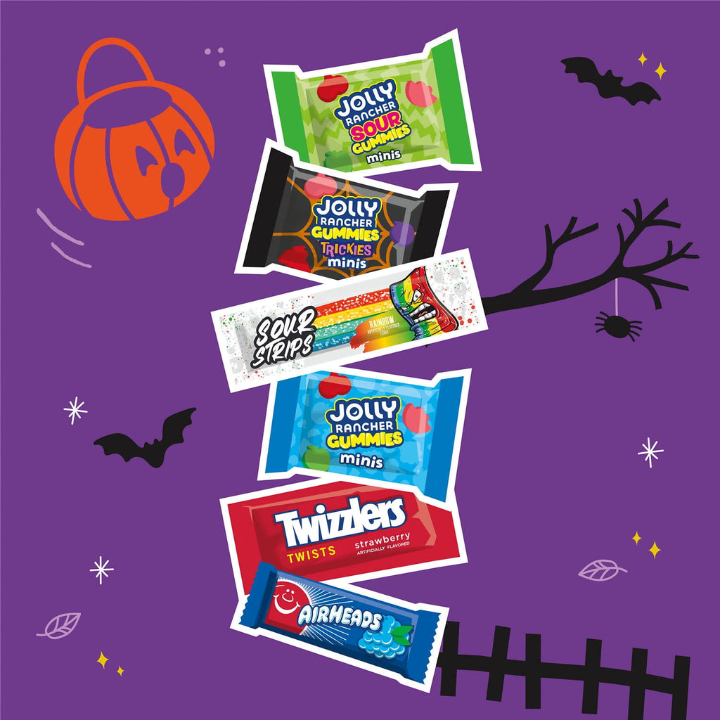 Hershey Assorted Fruit Flavored, Halloween Candy Bulk Bag, 40.69 oz (120 Pieces)
