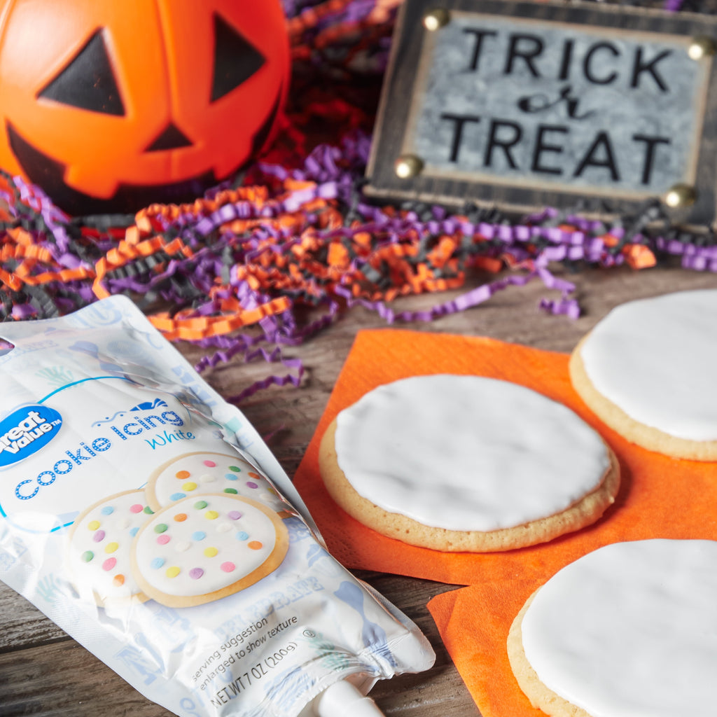 Great Value Vanilla Cookie Icing, White, 7 oz