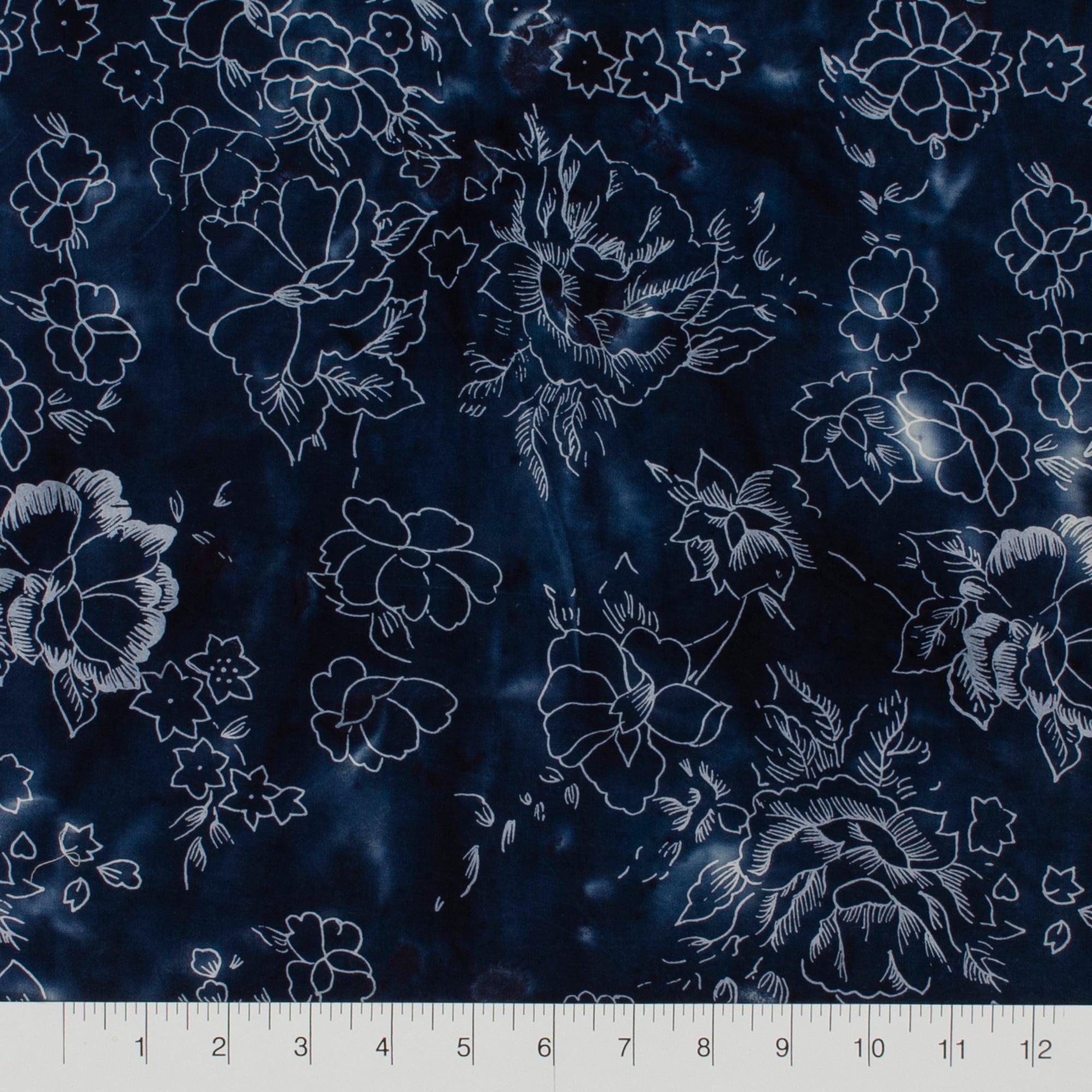 Create It 18"x21" Cotton Batik Precut Sewing & Craft Fabric Bundle, Blue 5 Piece