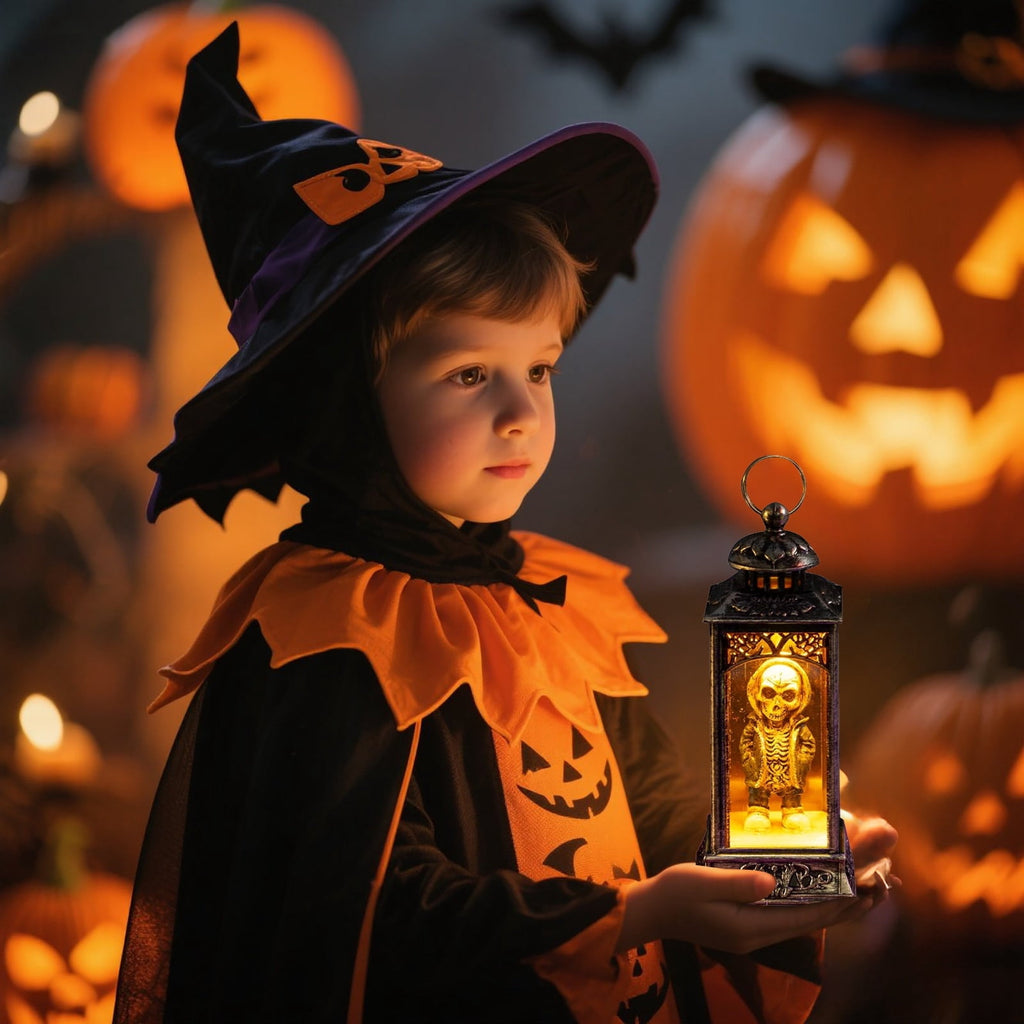 Halloween LED Skeleton Battery Operated Flameless Candle Light For Party Bar & Room Decorations