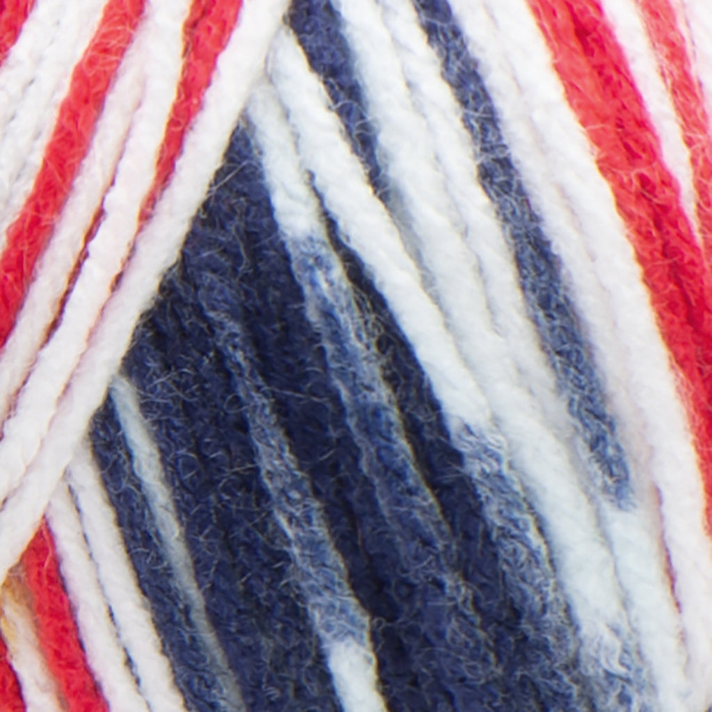 Red Heart® Super Saver® 4 Medium Acrylic Yarn, Bonbon Print 5oz/142g, 236 Yards