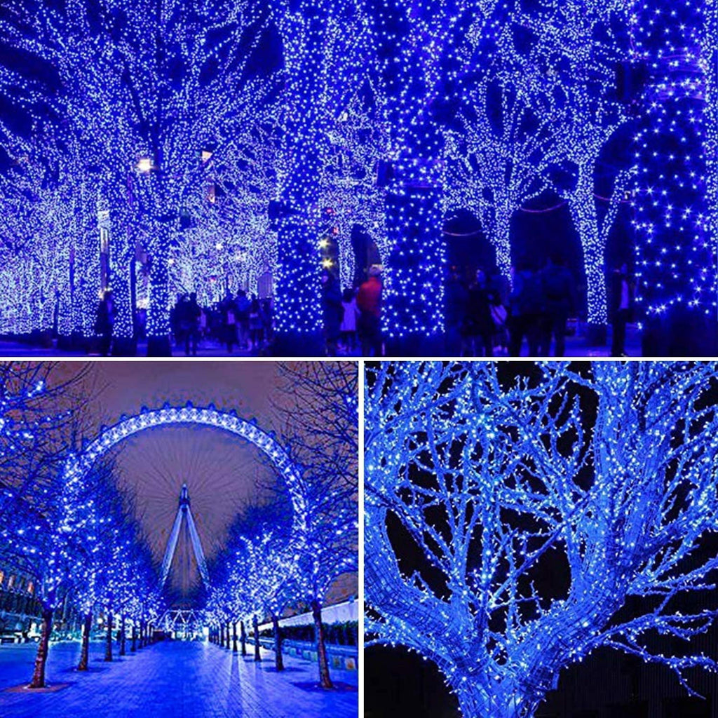 JMEXSUSS 200 LED Christmas Lights Indoor Outdoor, Connectable Warm White Christmas Tree Lights Clear Wire, 66 Ft Twinkle Fairy String Lights Plug in for Bedroom Wedding Christmas Tree Decorations