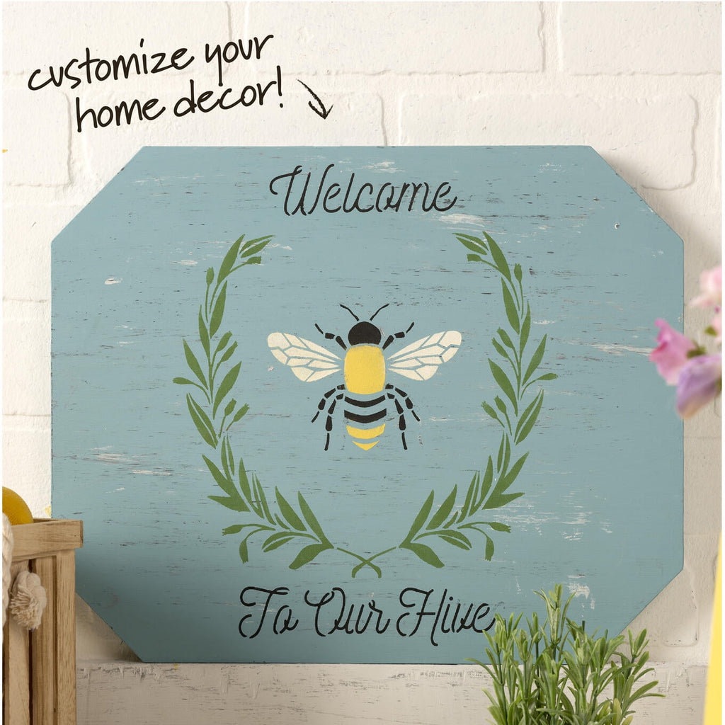 Plaid Wood Surfaces Pine Rectangle Plaque, 12" x 16"