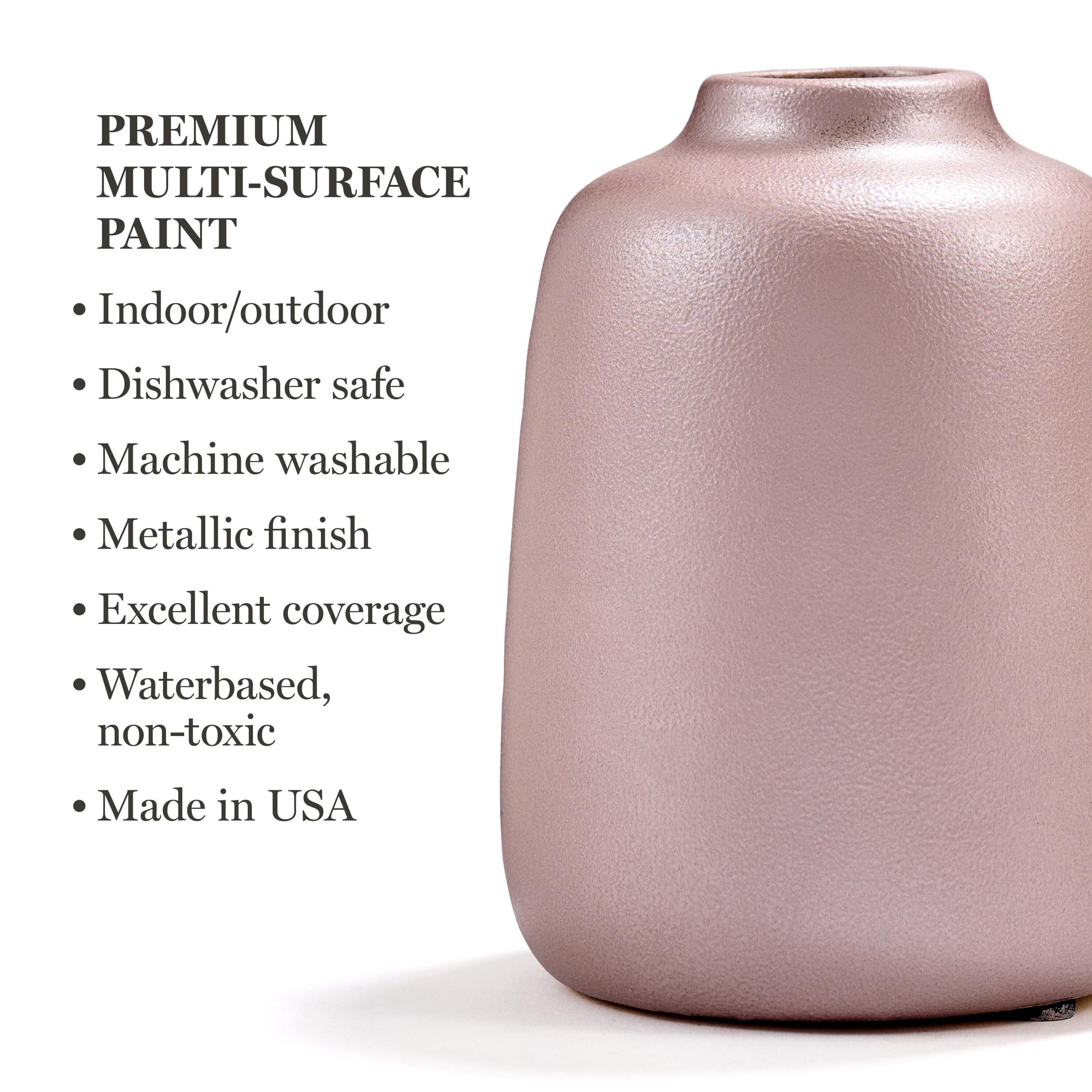 Martha Stewart Multi-Surface Acrylic Craft Paint, Satin Finish, Elevated Neutrals, Set of 12, 2 fl oz