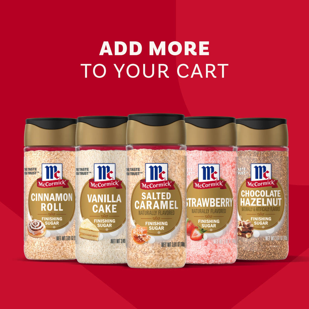 McCormick Salted Caramel Finishing Sugar, 3.81 oz Bottle