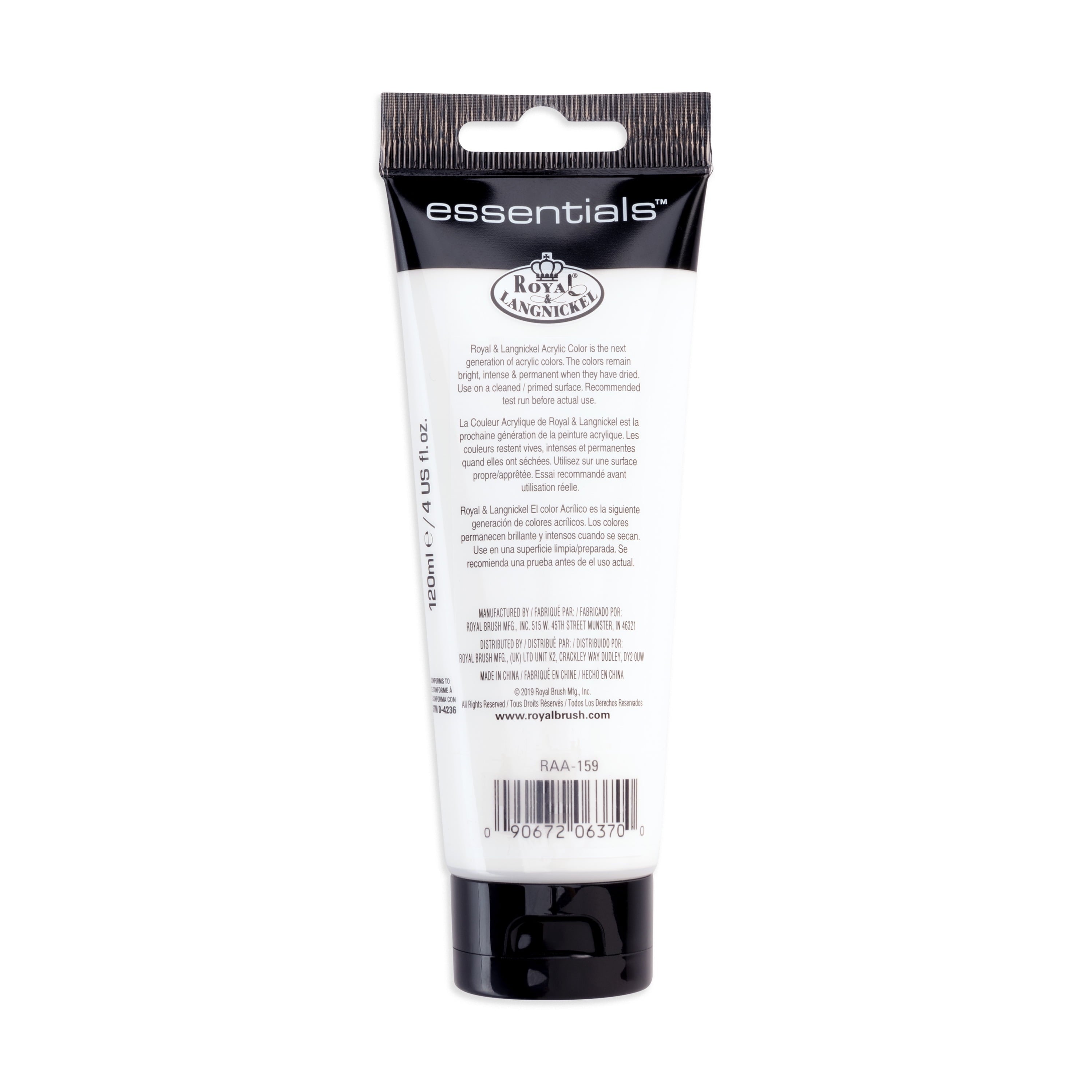 Royal & Langnickel Essentials 120ml Titanium White Acrylic Artist Paint