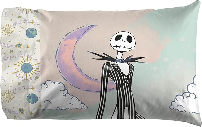 Nightmare Before Christmas Forever & Always 4 Piece Full Size Sheet Set - Seasonal Disney Decor
