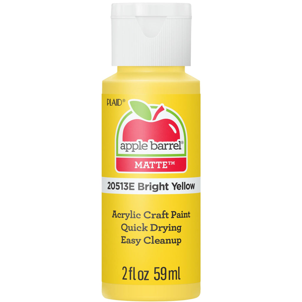 Apple Barrel Acrylic Craft Paint, Matte Finish, White, 2 fl oz
