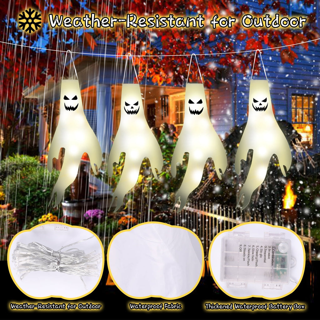 Halloween Decorations Spider Web Lights,4FT Diameter 70 LED with Black Spider, Waterproof Net Lights, Remote Control, 8 Modes Cobweb Halloween Decorations for House Garden Indoor Outdoor (Purple)