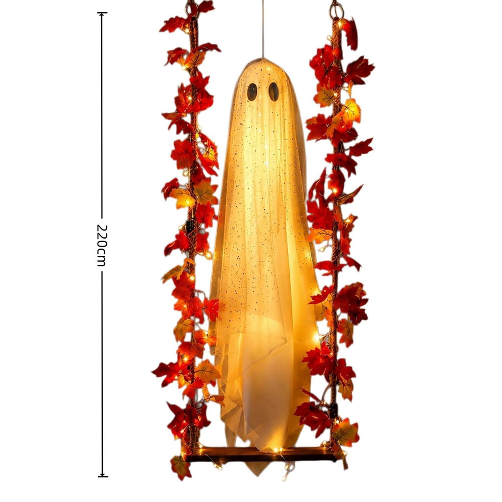 Halloween Decorations Clearance! Cute Kissing‑Face Witch Statue With Bow Hat & Mesh Skirt, Tabletop Ornament for Shelf Indoor Home Halloween Decor