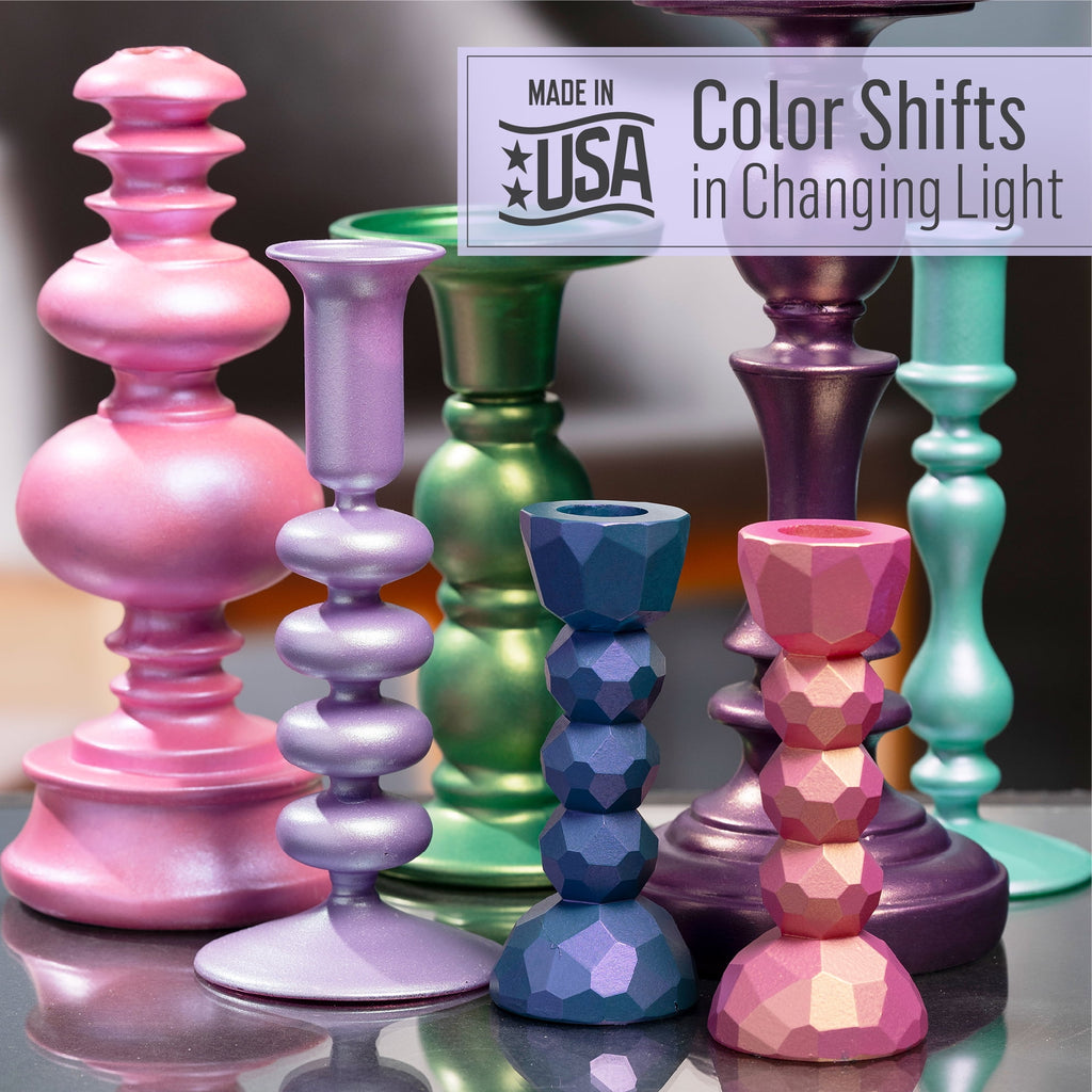 (3 pack) FolkArt Color Shift Acrylic Craft Paint, Gloss Finish, Pastel Green, 2 fl oz