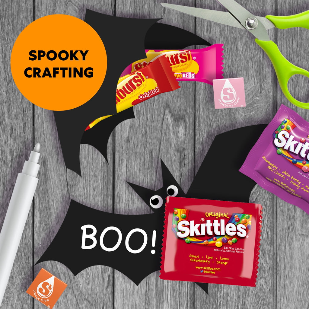 Skittles & Starburst Fun Size Chewy Halloween Candy Variety Pack - 200 Ct Bulk Bag