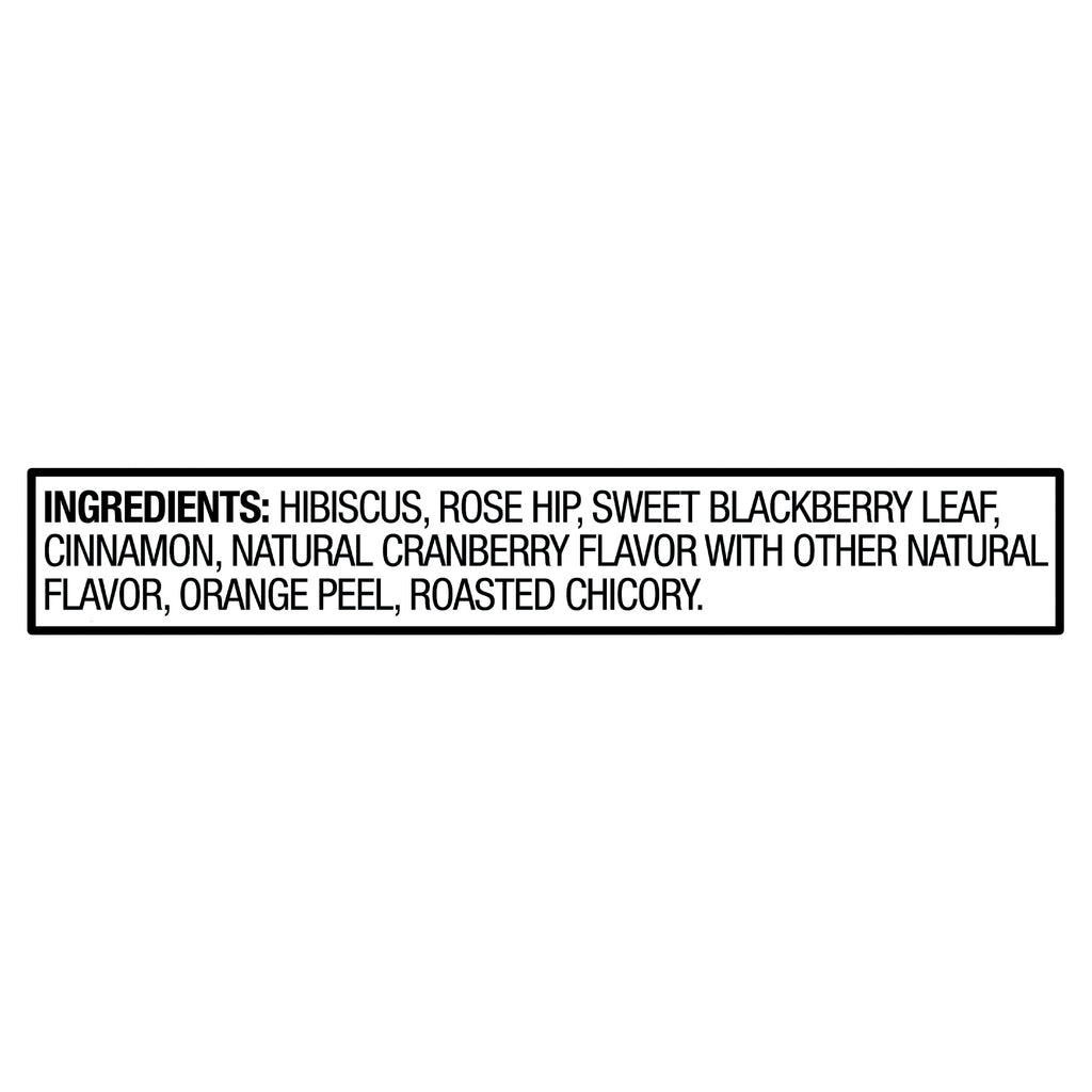 Great Value Cranberry Hibiscus Herbal Tea, 20 Count
